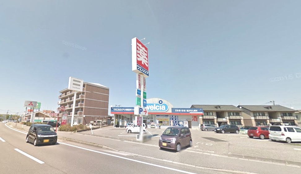 ドラックストア　ウエルシア新潟小新店（ドラッグストア）まで974m