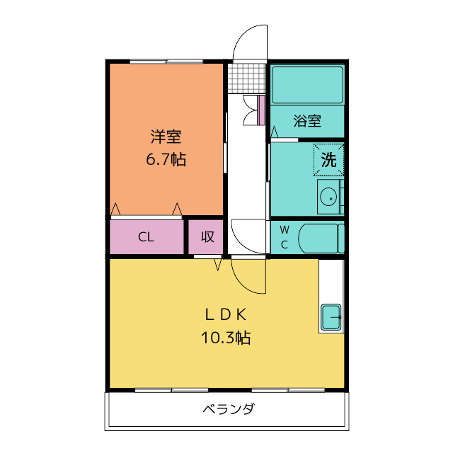 Ｔ．Ｈヒルズの間取り