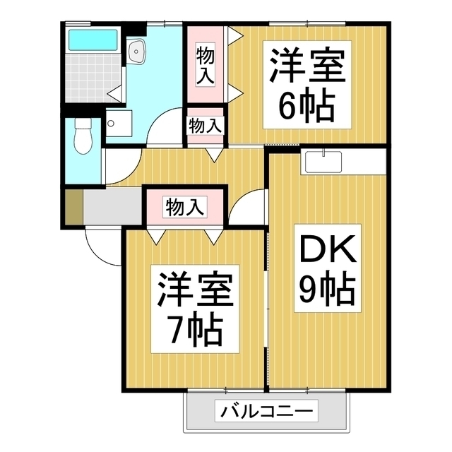 ベイリーフの間取り