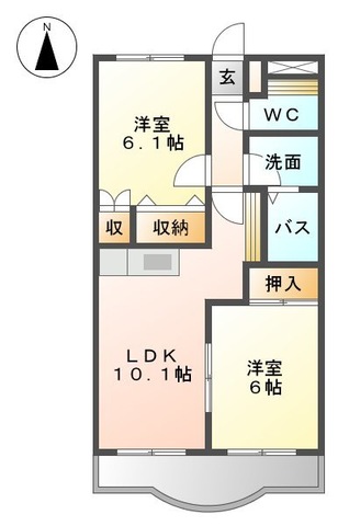 リファインドパレスの間取り