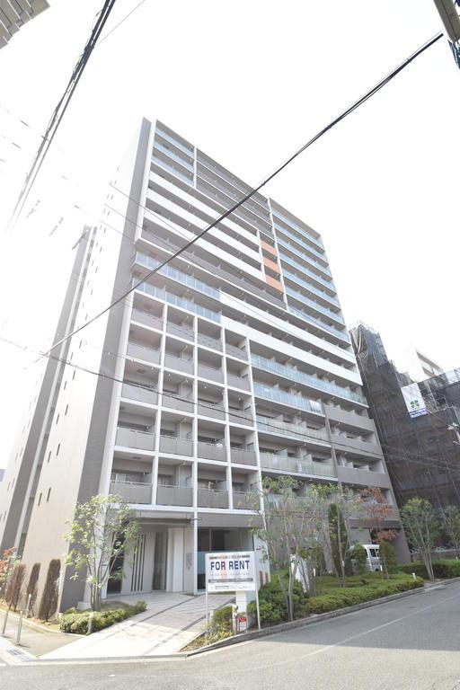 【大阪市城東区鴫野西のマンションの建物外観】