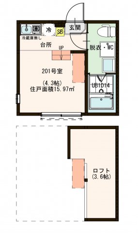 ハーモニーテラス西綾瀬IIIの間取り