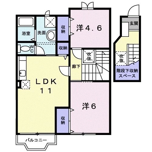 コンフォート２２８の間取り