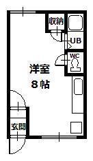 グリーンハイツＡの間取り