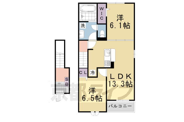 リベルタ美園の間取り