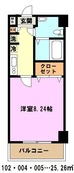 川口市飯塚のマンションの間取り