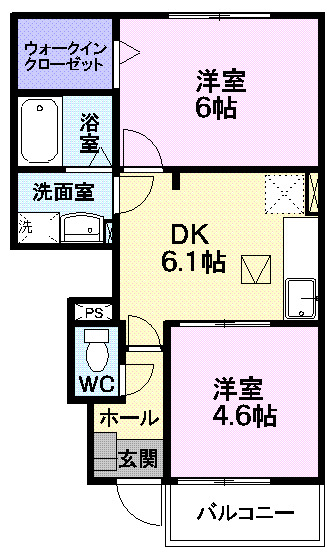 サン・ヒルズの間取り