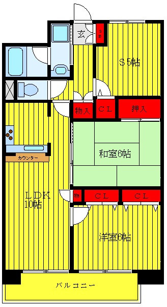 【本駒込Kマンションの間取り】