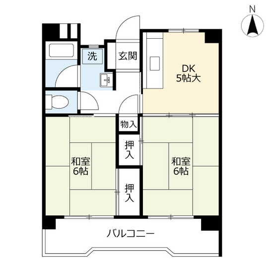 ＵＲ新下関の間取り