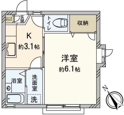 エクレール日吉の間取り