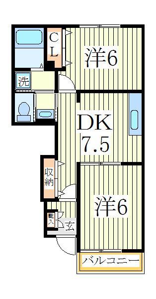 コープ囲和の間取り