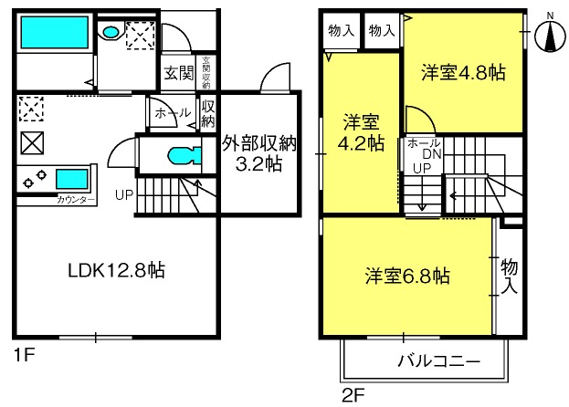 famillia大宮　Aの間取り