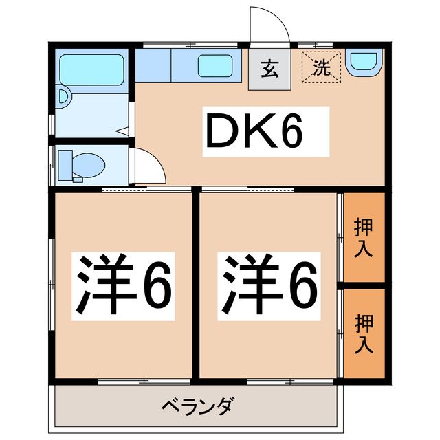 アパートメントバイサンクシアの間取り