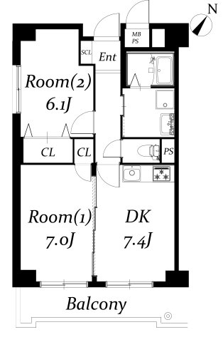 斎藤マンションの間取り