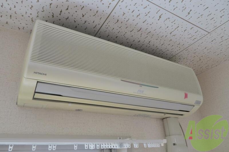 その他設備　エアコンが設備でついています。夏も冬も安心できそう。