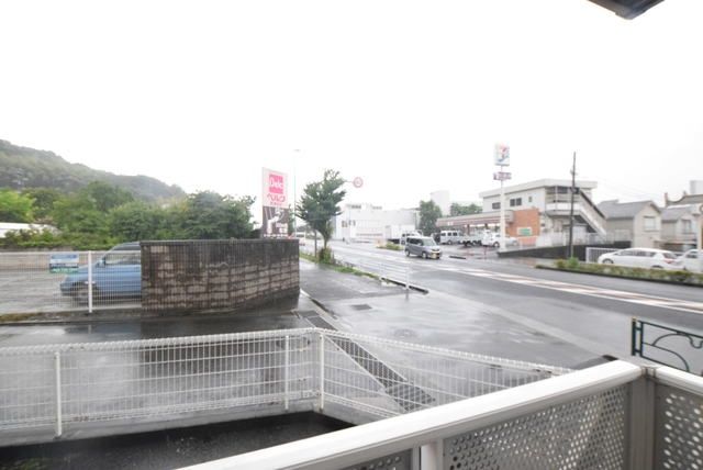 【町田市野津田町のアパートの眺望】