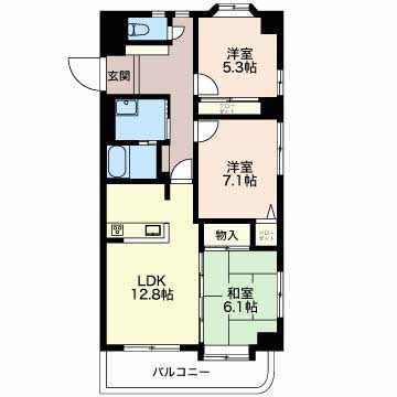 メゾンドール吉栄の間取り