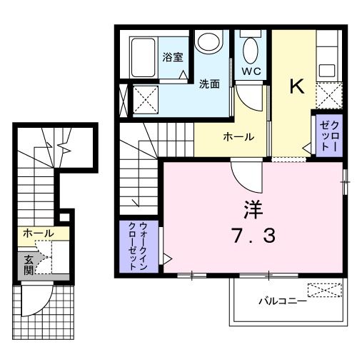 ブルージュの間取り