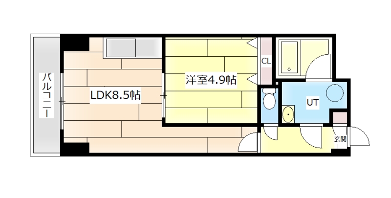 SUNSILK PEARLの間取り