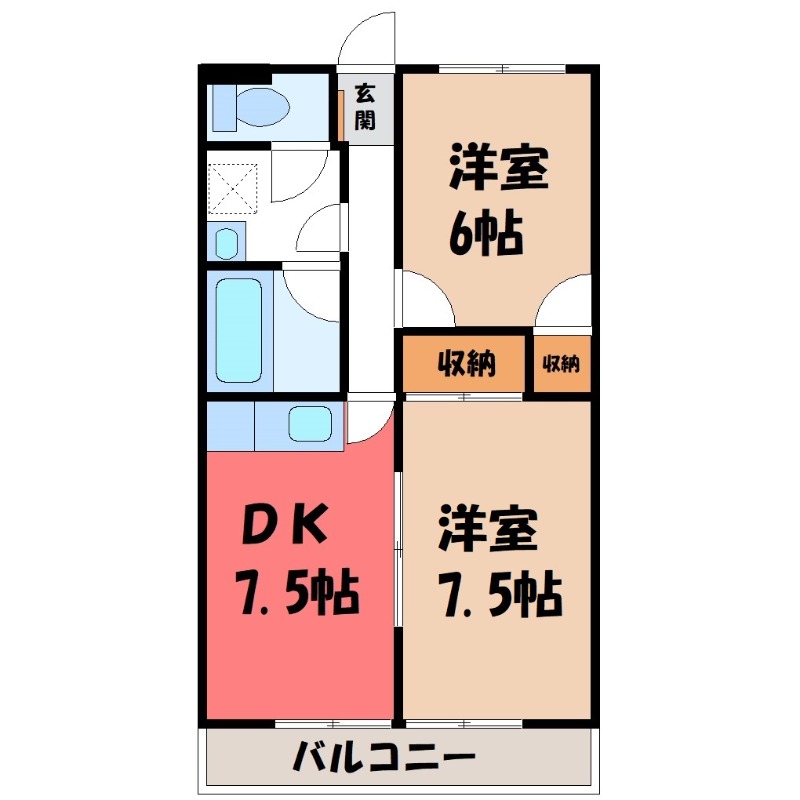 イーストスクエアIの間取り