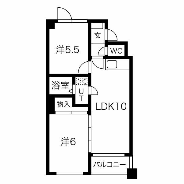 ラ・ムーネミの間取り