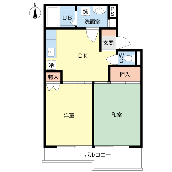 ロキシー・レーヴＢの間取り