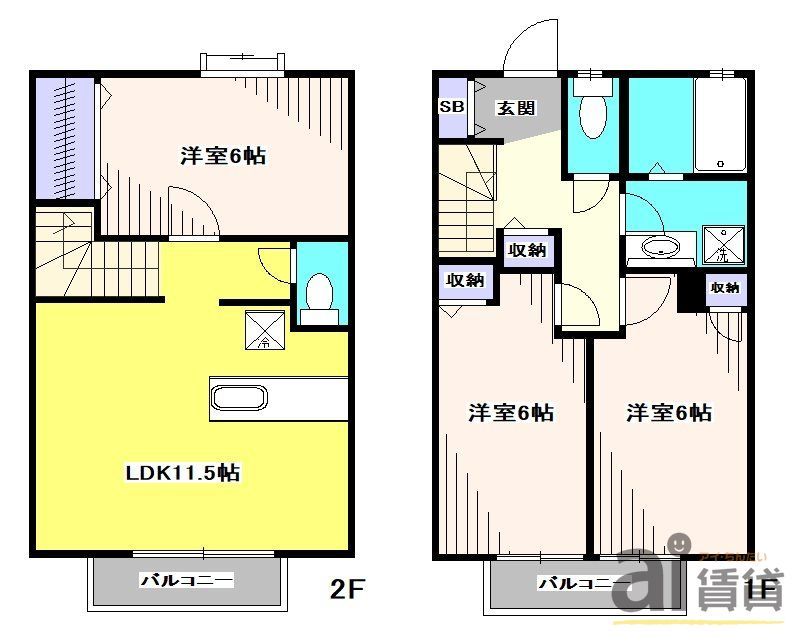 東京都武蔵野市八幡町１（一戸建）の賃貸物件の間取り