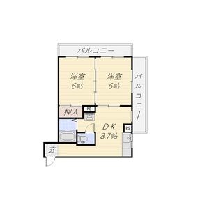 清水マンションの間取り