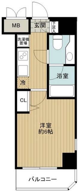 ドルチェParco東京府中の間取り