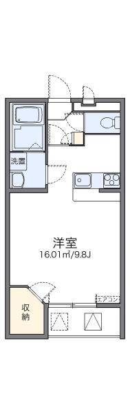 松山市土居田町のマンションの間取り