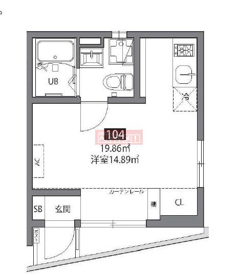 梅ヶ丘ベースの間取り