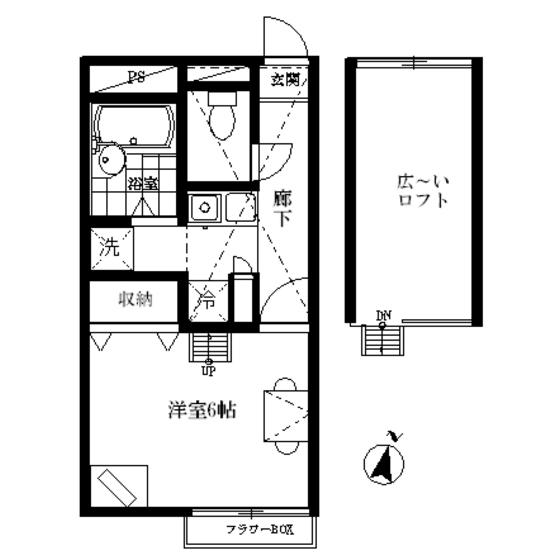 シェリースの間取り