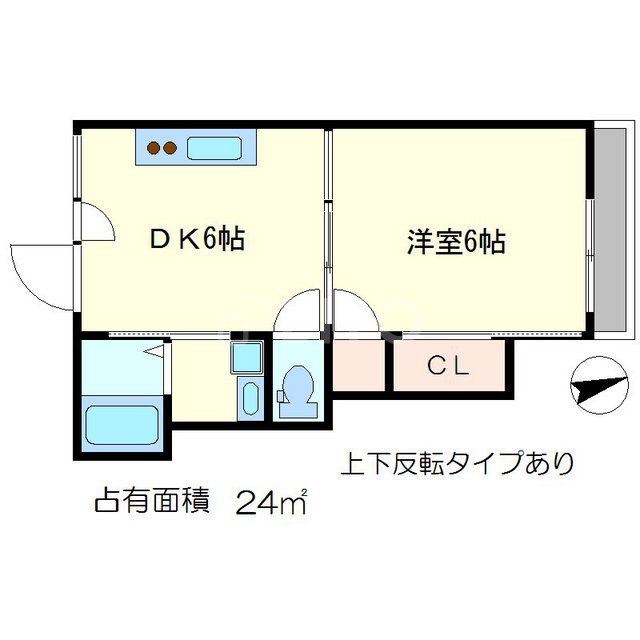 トランスアパートメントの間取り