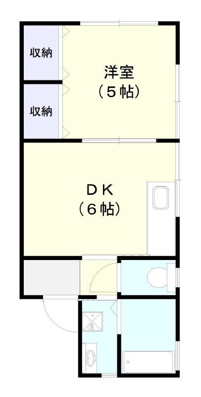 ひかりハウス６番館Ｂ棟の間取り