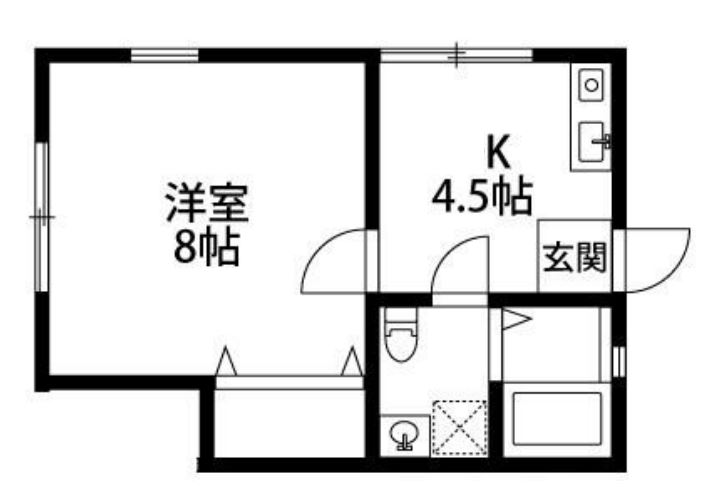 DOME TAMA B棟の間取り