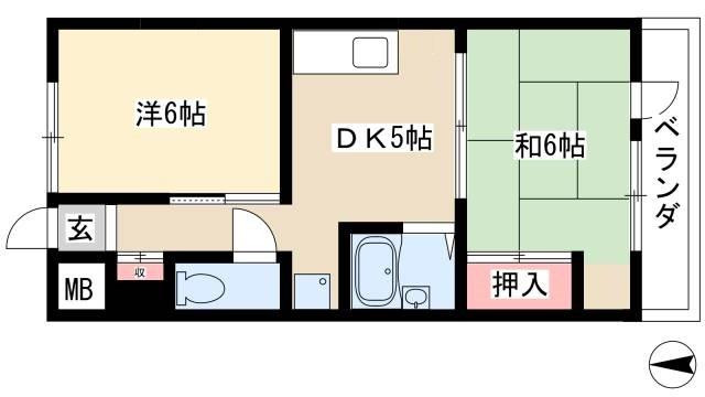 ベルカーサ戸田の間取り