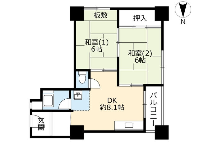 ＵＲ兵庫駅前の間取り