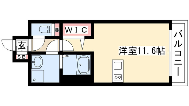 プレサンスジェネ鶴舞の間取り