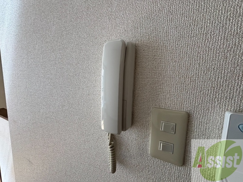 セキュリティ　インターホンで来客確認ができます。安心ですね。