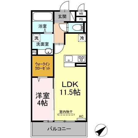 リヴィエール中央の間取り