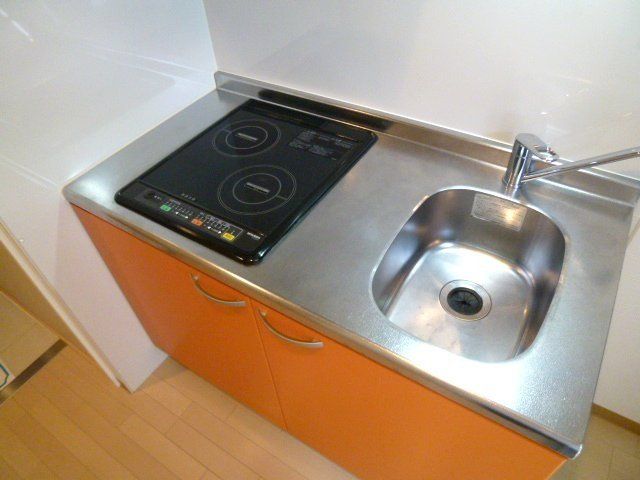 キッチン　2口IHコンロのキッチンです。