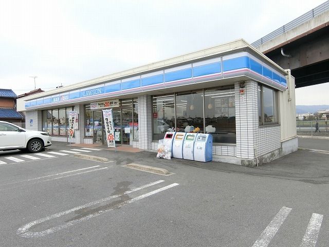 コンビニ　ローソン西インター店（コンビニ）まで400m