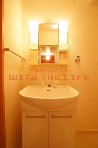 洗面設備　広い洗面スペース