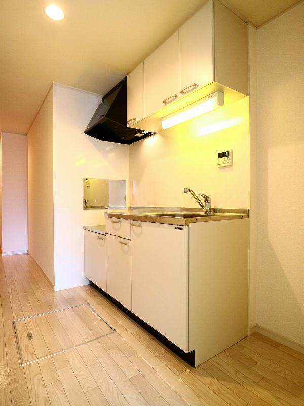 キッチン　2口コンロ付けれます。