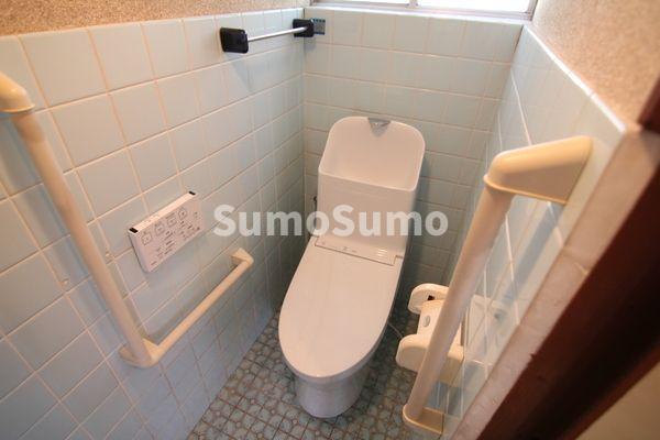 トイレ　ゆったりとした空間のトイレです