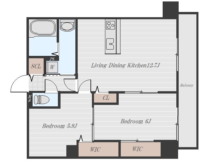 フォレストテラスの間取り