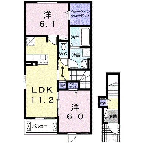 カーサ・セレーノの間取り