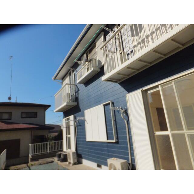 建物外観　南向き２階角部屋