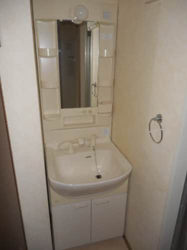 洗面設備　シャワー付き洗面台♪