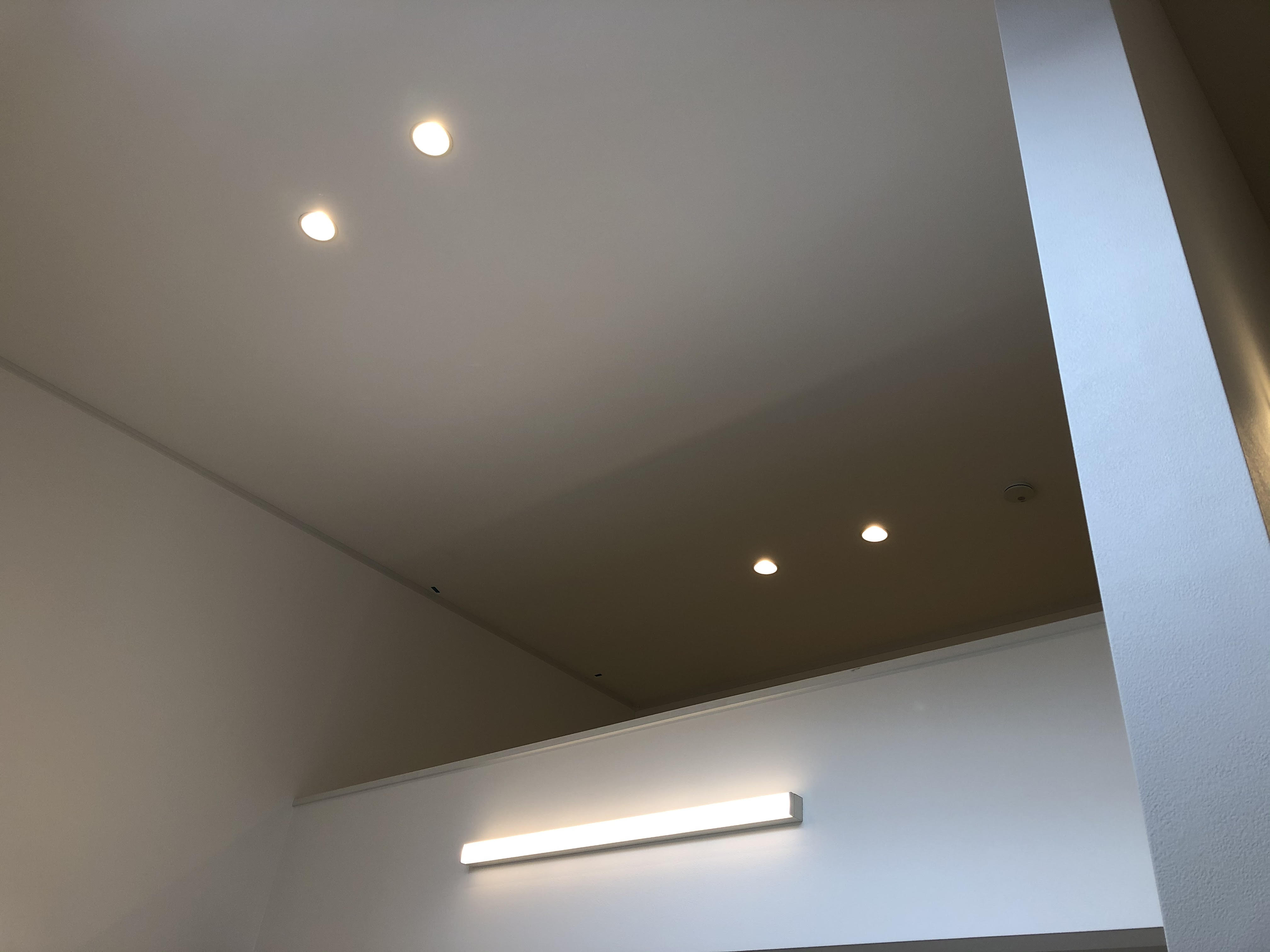 居室・リビング　ロフト・居室にダウンライト照明あり